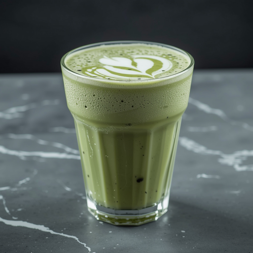 Greentea Hot dengan aroma matcha